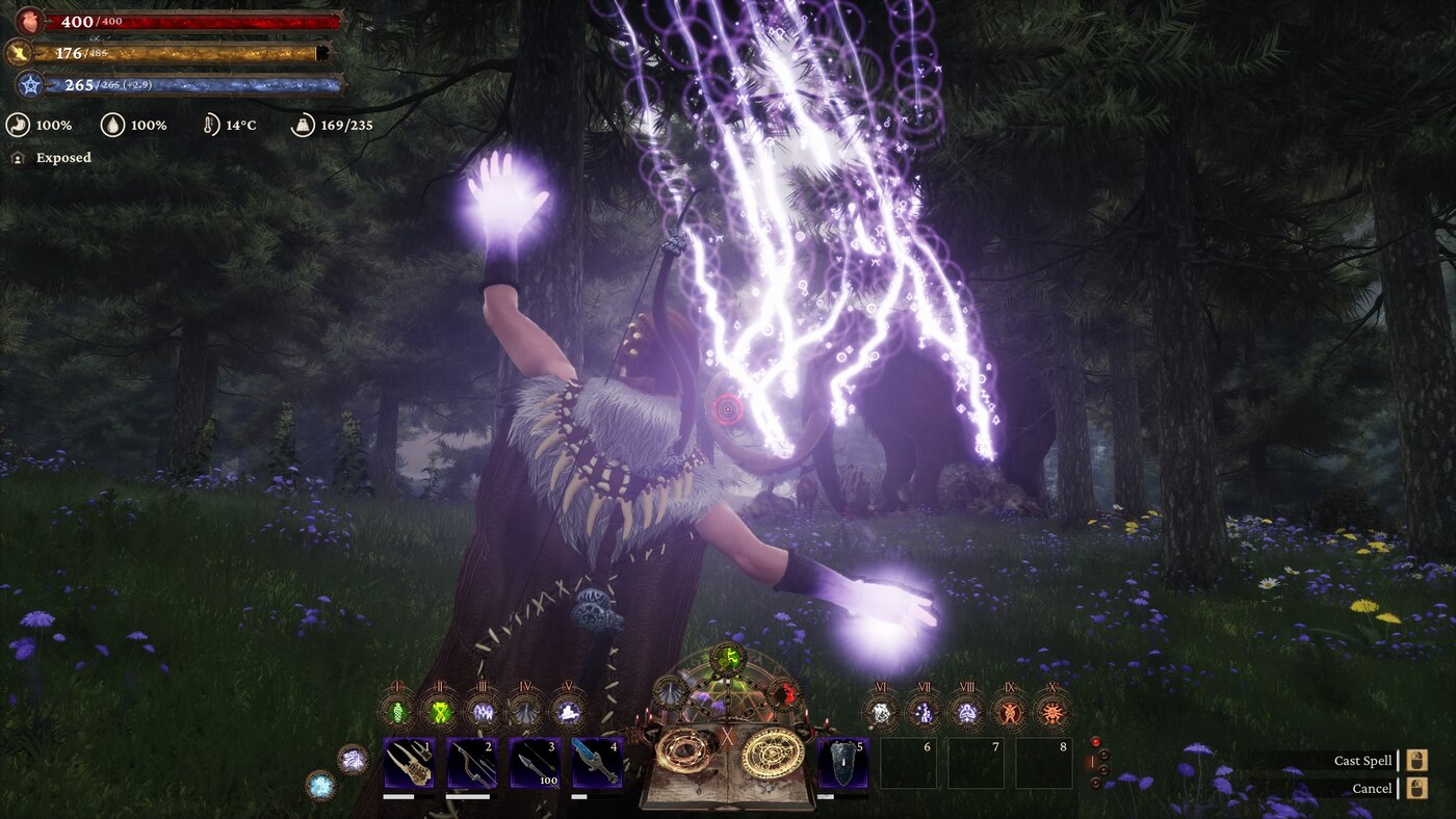 Grimoire magic spell effect